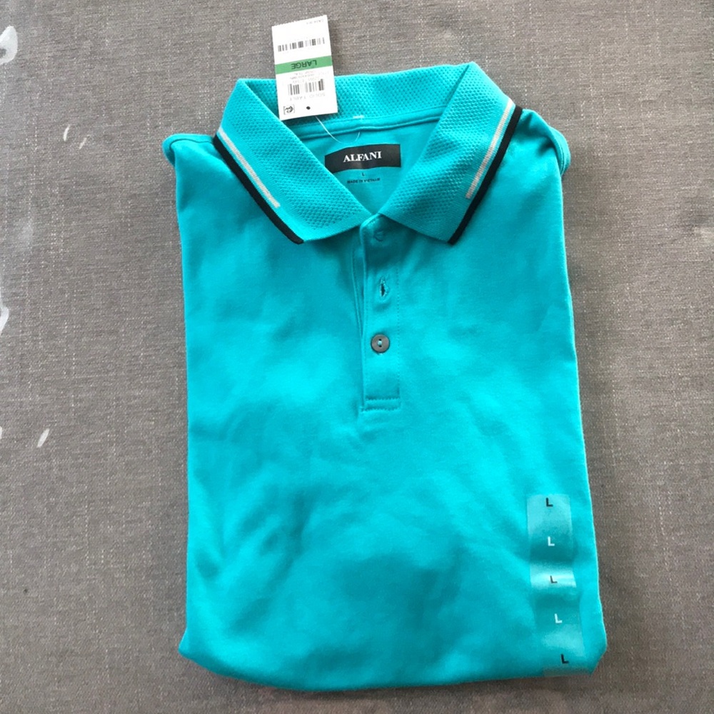 NWT TEAL MENS POLO
